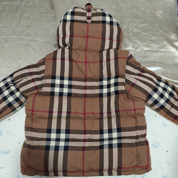 Burberry Check Hooded Down Jacket - Picture 12 of 12